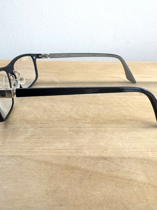 FACE A FACE Eyeglasses Frames ALIUM R 1 915 Black Gray Rectangle 54-17-140 main image 4